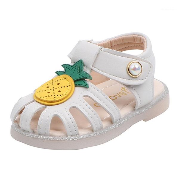 cozulma baby girls closed toe cut-outs cute pineapple beach sandals shoes children kids soft sole t-strap sandals size 15-191, Black;red
cozulma baby girls closed toe cut-outs cute pineapple beach sandals shoes children kids soft sole t-strap sandals size 15-191, Black;red