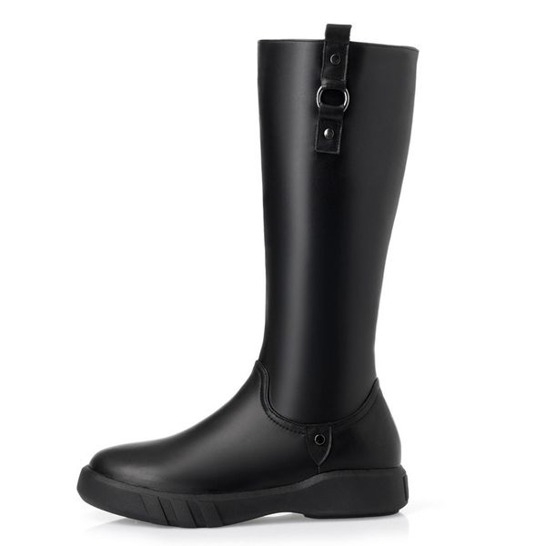 morazora 2020 natural wool knee high boots women genuine leather zipper simple flat shoes warm winter snow boots, Black
morazora 2020 natural wool knee high boots women genuine leather zipper simple flat shoes warm winter snow boots, Black