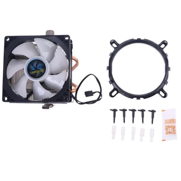 fans & coolings silent cpu cooler lga/2011/115x/775 3 pin pc cooling radiator 2 copper tubes 5 colors led fan
fans & coolings silent cpu cooler lga/2011/115x/775 3 pin pc cooling radiator 2 copper tubes 5 colors led fan