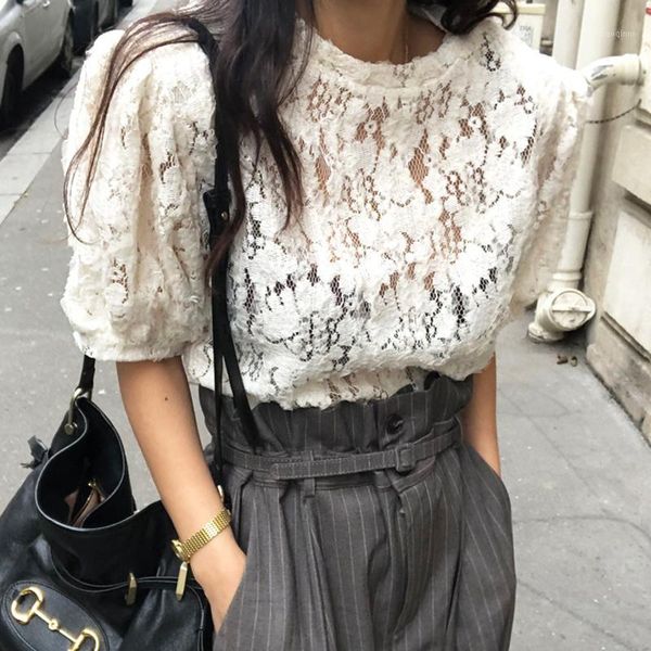 spring/summer 2020 han edition joker round collar hollow out the new bud silk unlined upper garment frock temperament1, White
spring/summer 2020 han edition joker round collar hollow out the new bud silk unlined upper garment frock temperament1, White