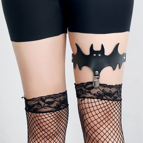 new fashion style black red bat goth stocking suspender exaggerated christmas halloween legs ring garter belt, Black;white
new fashion style black red bat goth stocking suspender exaggerated christmas halloween legs ring garter belt, Black;white