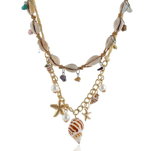 pendant necklaces 2021 woman's necklace bohemian retro natural freshwater shell leather rope ladies jewelry collares de moda fn70, Silver
pendant necklaces 2021 woman's necklace bohemian retro natural freshwater shell leather rope ladies jewelry collares de moda fn70, Silver