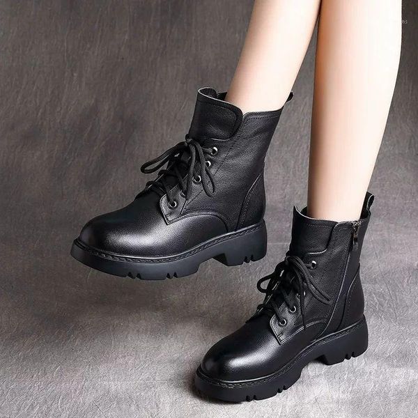 winter shoes women boots round toe flats black leather platform boots for women snow winter 2020 botas mujer7851
winter shoes women boots round toe flats black leather platform boots for women snow winter 2020 botas mujer7851