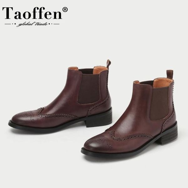 boots taoffen women ankle real leather flat heel print shoes fashion winter autumn footwear size 34-401, Black
boots taoffen women ankle real leather flat heel print shoes fashion winter autumn footwear size 34-401, Black