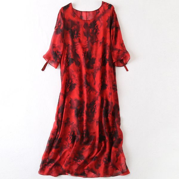 2020 products new spring and summer printing long female temperament dressed in silk 2ped, Black;gray
2020 products new spring and summer printing long female temperament dressed in silk 2ped, Black;gray