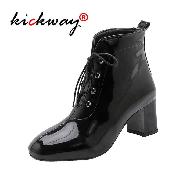 boots european square toe girl patent leather solid woman autumn winter 2021 high-heeled botas shoes large size 34-45, Black
boots european square toe girl patent leather solid woman autumn winter 2021 high-heeled botas shoes large size 34-45, Black