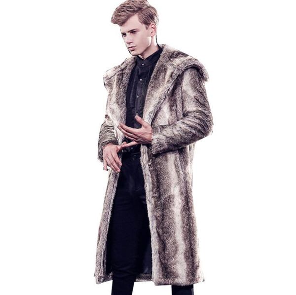 men's fur & faux autumn mink leather jacket mens winter thicken warm trench coat men slim jackets lapel leisure long clothes, Black
men's fur & faux autumn mink leather jacket mens winter thicken warm trench coat men slim jackets lapel leisure long clothes, Black