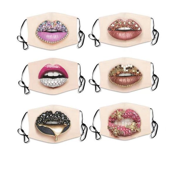2021 fashion designers face masks women face mask wholesale beaded lip fashion face mask washable
2021 fashion designers face masks women face mask wholesale beaded lip fashion face mask washable