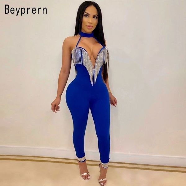 beyprern beautiful crystal fringe bodycon jumpsuit womens sleeveless halter neck sequins one piece jumpsuit club overalls y200425, Black;white
beyprern beautiful crystal fringe bodycon jumpsuit womens sleeveless halter neck sequins one piece jumpsuit club overalls y200425, Black;white