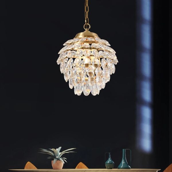 2020 modern crystal restaurant chandeliers creative copper light luxury lamps bedroom bedside entrance entrance hanging lamp
2020 modern crystal restaurant chandeliers creative copper light luxury lamps bedroom bedside entrance entrance hanging lamp