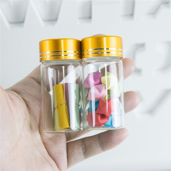 30*60mm 24pcs 25ml glass bottles aluminium screw golden cap empty transparent clear liquid gift container wishing bot bbyijq
30*60mm 24pcs 25ml glass bottles aluminium screw golden cap empty transparent clear liquid gift container wishing bot bbyijq