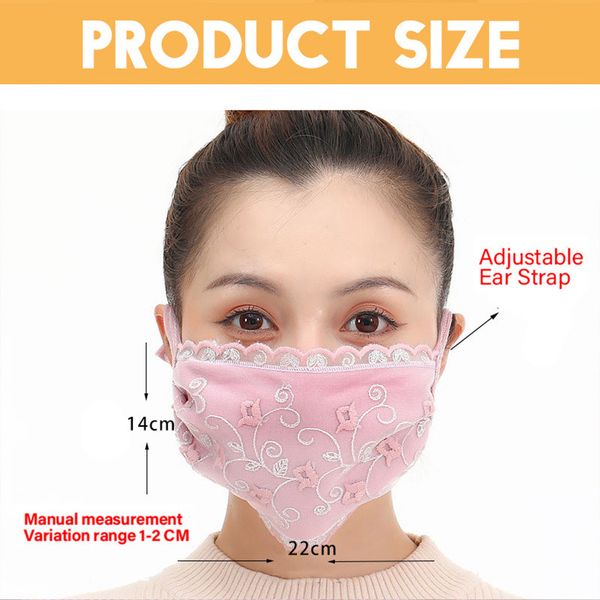 lady women warm cotton lace designer girl reusable washable face mask for autumn winter knitted embroidered
lady women warm cotton lace designer girl reusable washable face mask for autumn winter knitted embroidered