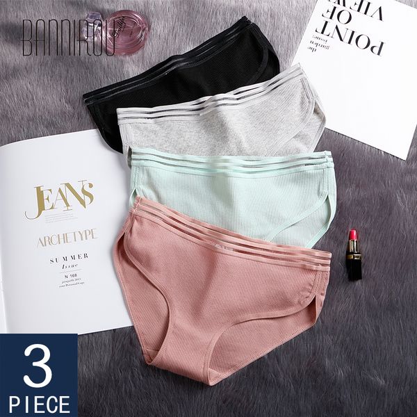 3 pcs underwear for woman cotton panties female briefs soft woman underwear female panties briefs 2020 bannirou lj200815, Black;pink
3 pcs underwear for woman cotton panties female briefs soft woman underwear female panties briefs 2020 bannirou lj200815, Black;pink