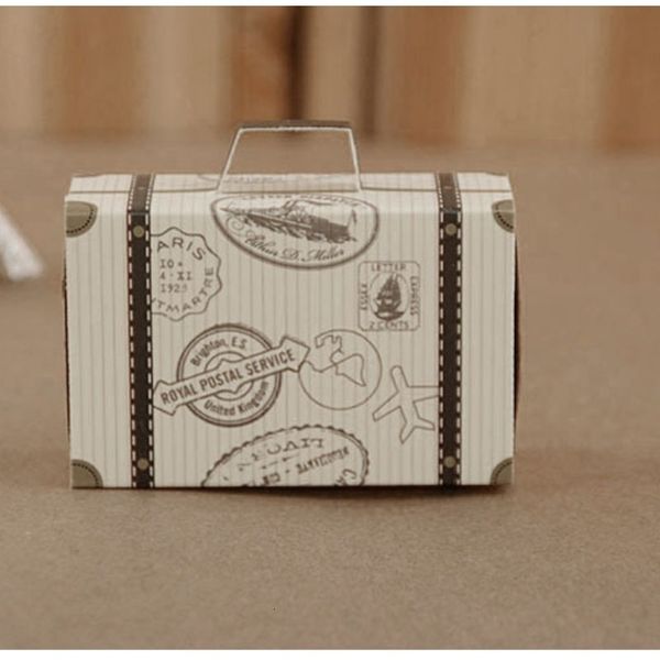 factory wedding cute creative european suitcase favor shaped gift pattern mini candy box with tag
factory wedding cute creative european suitcase favor shaped gift pattern mini candy box with tag