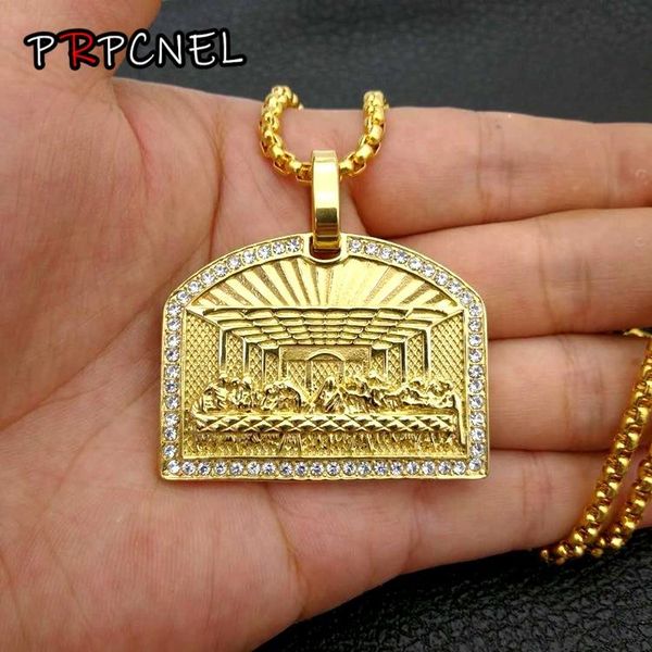 Hip Hop last dinner Pendant Necklace with zircon Door modeling 316L Stainless Steel biker Punk Rock Male party Jewelry, Silver
Hip Hop last dinner Pendant Necklace with zircon Door modeling 316L Stainless Steel biker Punk Rock Male party Jewelry, Silver