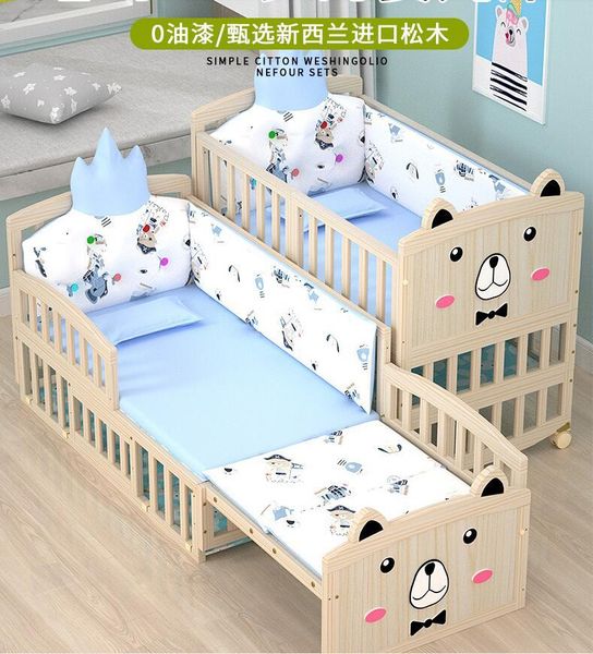 crib solid wood multi-functional bb baby cradle lacquerless movable neonatal infant splicing bed
crib solid wood multi-functional bb baby cradle lacquerless movable neonatal infant splicing bed