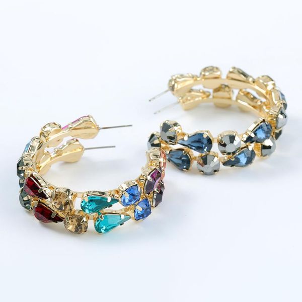 hoop & huggie jijiawenhua trend ladies big earrings rhinestone dinner party statement fashion temperament accessories, Golden;silver
hoop & huggie jijiawenhua trend ladies big earrings rhinestone dinner party statement fashion temperament accessories, Golden;silver