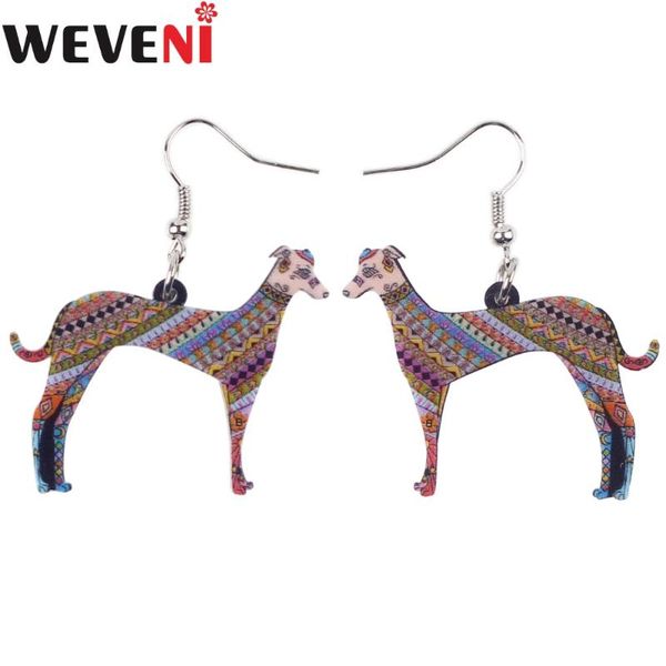 weveni acrylic drop dangle cute long greyhound dog earrings for women new trendy animal jewelry original girl accessories, Silver
weveni acrylic drop dangle cute long greyhound dog earrings for women new trendy animal jewelry original girl accessories, Silver