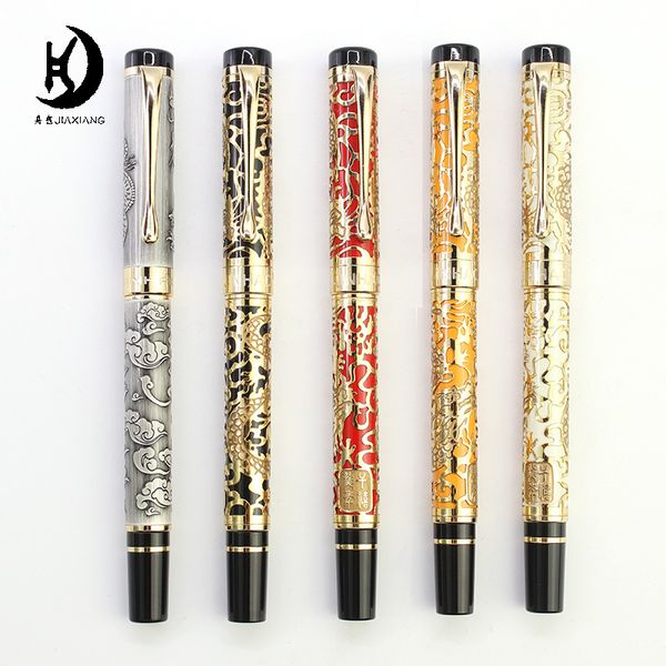 2020 jinhao millennium dragon pen made in china good quality signature pen hollow body business signature luxury pen, Blue;orange
2020 jinhao millennium dragon pen made in china good quality signature pen hollow body business signature luxury pen, Blue;orange