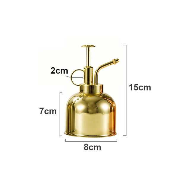 watering equipments 300ml mini copper plant flower can pot spray bottle garden mister 50jd