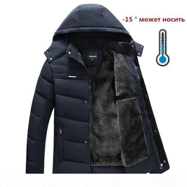 drop shipping men's winter cotton jacket men -20 degree thicken warm parkas hooded coat fleece man's outwear jaqueta masculina, Black
drop shipping men's winter cotton jacket men -20 degree thicken warm parkas hooded coat fleece man's outwear jaqueta masculina, Black