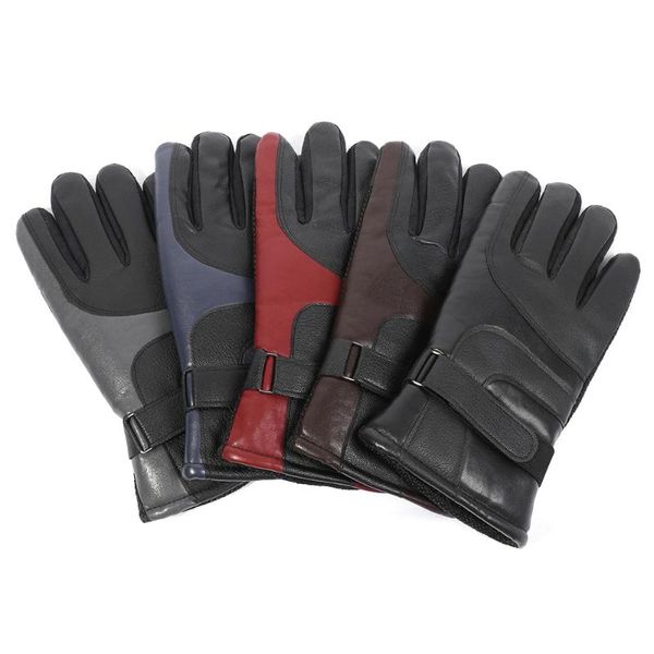 1pair winter thicken thermal warm leather gloves touchscreen cycling ski outdoor camping hiking motorcycle sports gloves, Blue;gray
1pair winter thicken thermal warm leather gloves touchscreen cycling ski outdoor camping hiking motorcycle sports gloves, Blue;gray
