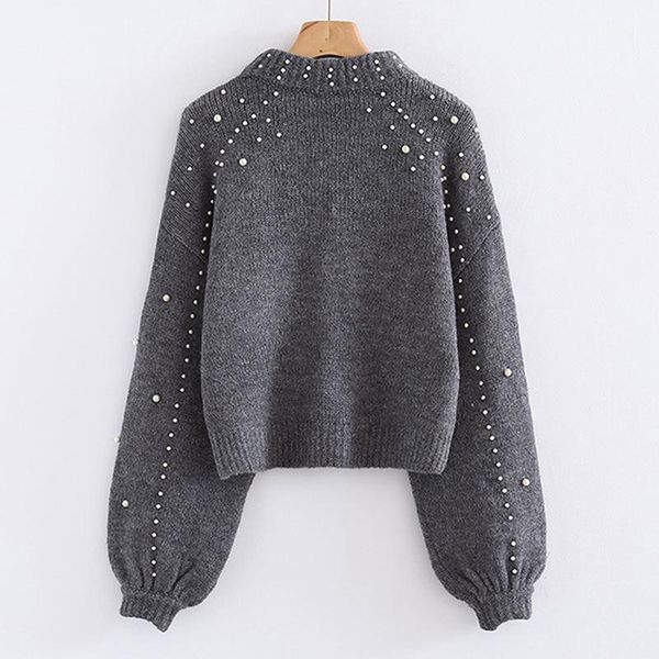 bigsweety women turtleneck sweaters pearl beading sweater autumn winter warm lantern sleeve women jumper pull knitted pullovers1, White;black
bigsweety women turtleneck sweaters pearl beading sweater autumn winter warm lantern sleeve women jumper pull knitted pullovers1, White;black