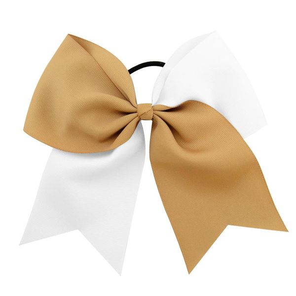 two colors 1piece 8 inch cheerleading bow with elastic band ribbon bow with ponytail for hair accessories 887 h bbyapm, Black;brown
two colors 1piece 8 inch cheerleading bow with elastic band ribbon bow with ponytail for hair accessories 887 h bbyapm, Black;brown