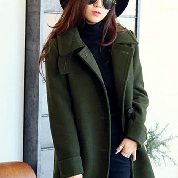 new fashion trench coat women long army design stand collar singel breasted winter overcoat, Black
new fashion trench coat women long army design stand collar singel breasted winter overcoat, Black