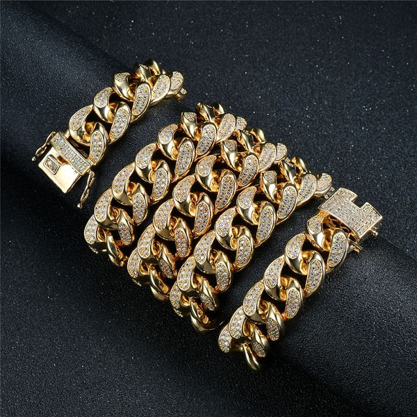 18mm 18-30inch gold silver plated bling cz cuban chain necklace hip hop mens rapper street jewelry for men gift
18mm 18-30inch gold silver plated bling cz cuban chain necklace hip hop mens rapper street jewelry for men gift