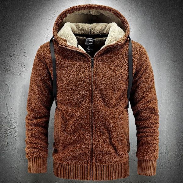 & men's hoodies sweatshirts men teddy coat autumn winter fleece hoodie jacket thicken warm casual zip up cardigan fashion 2021, Black
& men's hoodies sweatshirts men teddy coat autumn winter fleece hoodie jacket thicken warm casual zip up cardigan fashion 2021, Black