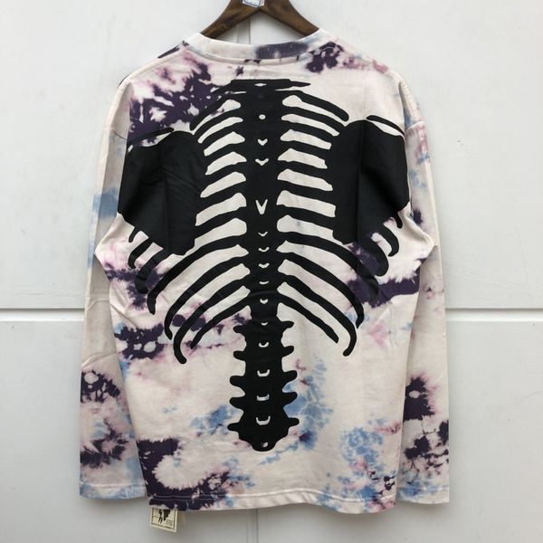 2021 new tie dye bone big printing t shirt men women long sleeve t-shirt kapital tees harajuku tshirt g4j8, White;black
2021 new tie dye bone big printing t shirt men women long sleeve t-shirt kapital tees harajuku tshirt g4j8, White;black
