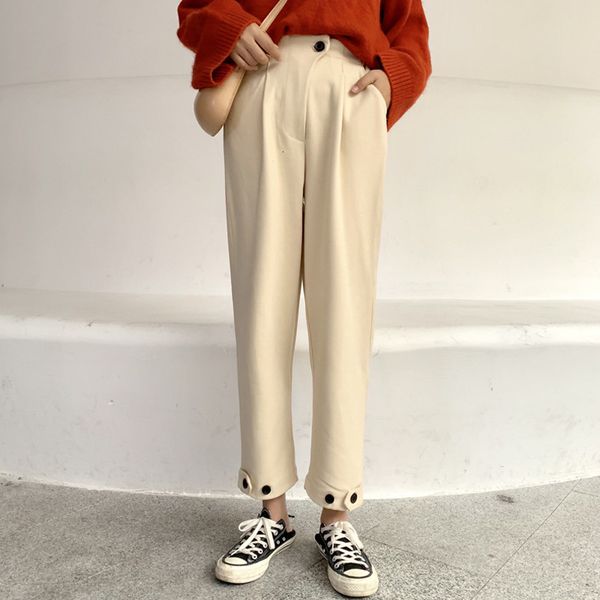2021 autumn loose elastic high-waist fashion harem new female wool pants classic ankle-length yt5092 je5m, Black;white
2021 autumn loose elastic high-waist fashion harem new female wool pants classic ankle-length yt5092 je5m, Black;white