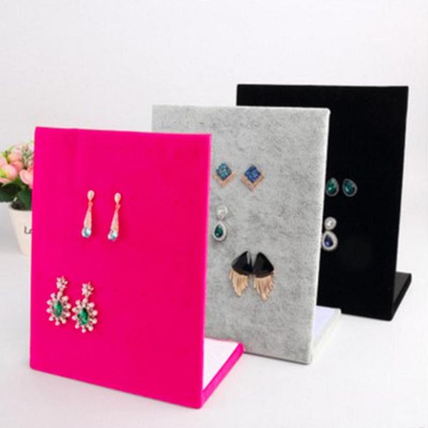 jewelry pouches, bags 60 holes l-type suede stand earrings ear studs display holder organizer density board portable stylish, Pink;blue
jewelry pouches, bags 60 holes l-type suede stand earrings ear studs display holder organizer density board portable stylish, Pink;blue