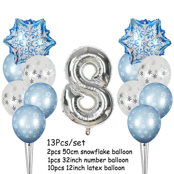 1set girl kids birthday party snowflake latex balloon baby shower decor number balloons set christmas snowflake jllsha
1set girl kids birthday party snowflake latex balloon baby shower decor number balloons set christmas snowflake jllsha