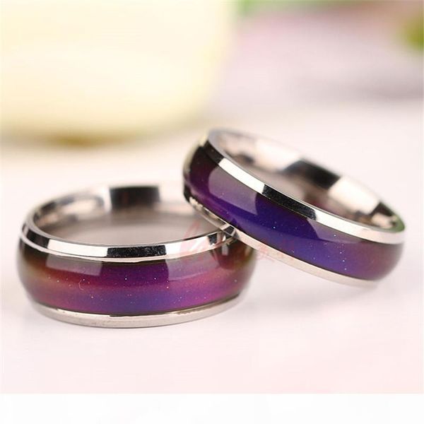 stainless steel rings mix size mood ring changes color to your temperature reveal your inner emotion, Silver
stainless steel rings mix size mood ring changes color to your temperature reveal your inner emotion, Silver