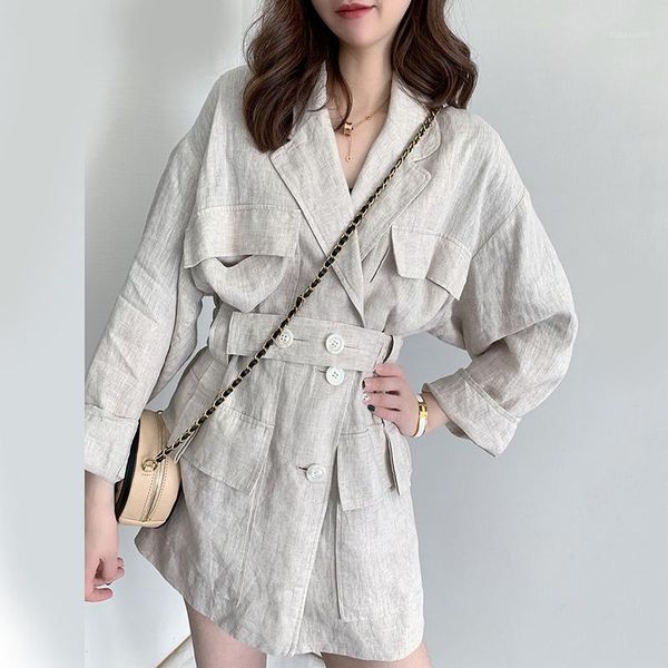 zcsmll loose fit linen button split joint big size jacket new lapel long sleeve women coat fashion tide spring 2021 f25801, Black;brown
zcsmll loose fit linen button split joint big size jacket new lapel long sleeve women coat fashion tide spring 2021 f25801, Black;brown