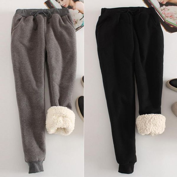 women casual velvet pants winter lady thick wool pants women clothing lace-up long trousers, Black;white
women casual velvet pants winter lady thick wool pants women clothing lace-up long trousers, Black;white
