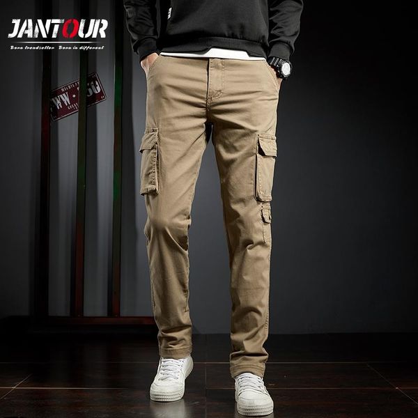 jantour 2020 autumn winter cargo pants for men baggy casual male elastic multiple pocket trousers loose straight pants pantalon, Black
jantour 2020 autumn winter cargo pants for men baggy casual male elastic multiple pocket trousers loose straight pants pantalon, Black