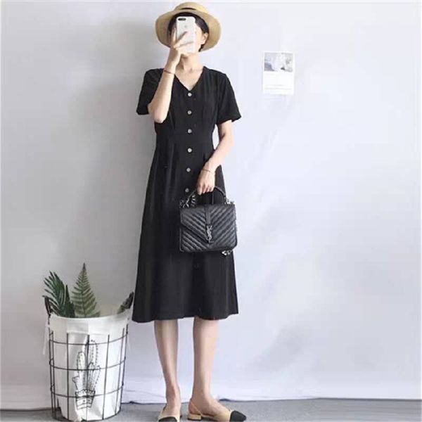zhixun platycodon yamamoto temperament hepburn style egg knee high fairy french minority dress summer, Black;gray
zhixun platycodon yamamoto temperament hepburn style egg knee high fairy french minority dress summer, Black;gray