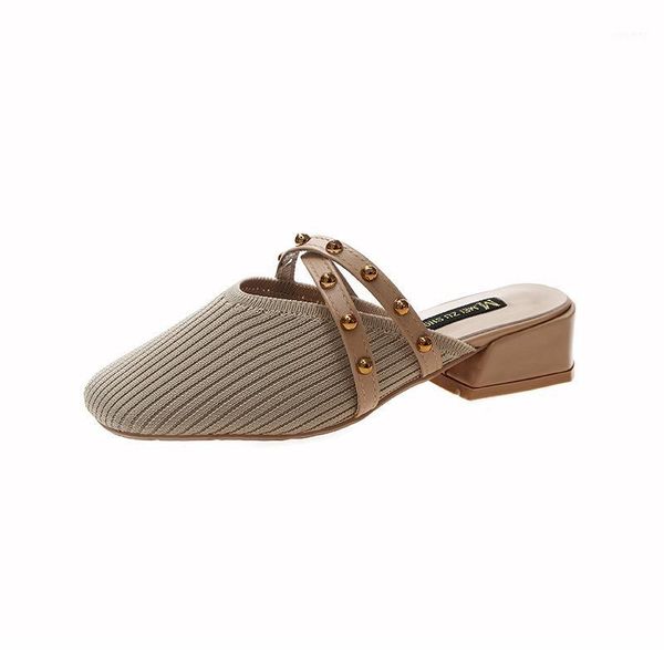 spring/summer/autumn 2020 new fashion wild medium thick heel sandals square head mules1, Black
spring/summer/autumn 2020 new fashion wild medium thick heel sandals square head mules1, Black