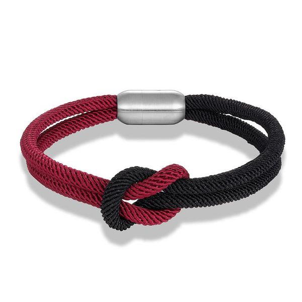 mkendn high quanlity men women color mixing knot leather stainless steel magnet buckle navy style friendship jewelry pulseras wmtcie
mkendn high quanlity men women color mixing knot leather stainless steel magnet buckle navy style friendship jewelry pulseras wmtcie