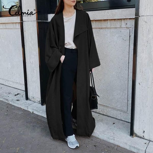 5xl elegant women long sleeve trench autumn long coat celmia plus size casual loose office party outerwear fashion windbreaker 7, Tan;black
5xl elegant women long sleeve trench autumn long coat celmia plus size casual loose office party outerwear fashion windbreaker 7, Tan;black
