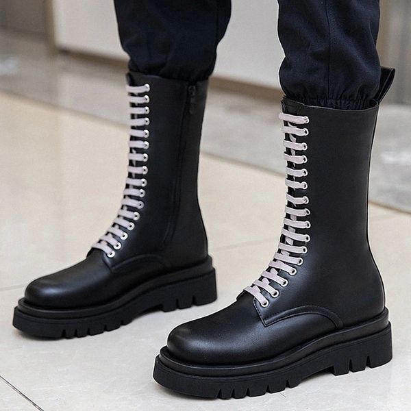 mid-calf boots zipper 2020 motorcycle boots non-slip platform lace-up rubber elastic leather punk black shoes #yc4s
mid-calf boots zipper 2020 motorcycle boots non-slip platform lace-up rubber elastic leather punk black shoes #yc4s