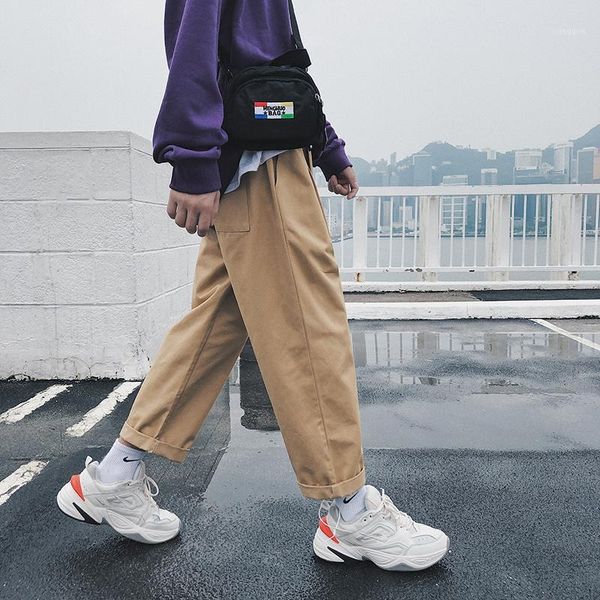 autumn and winter new men's youth personality loose temperament solid color wild long-sleeved fashion wide leg casual pants1, Black
autumn and winter new men's youth personality loose temperament solid color wild long-sleeved fashion wide leg casual pants1, Black