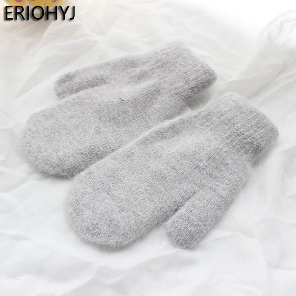 women winter thick knitted cashmere double layer plush wool knit warm mittens female cute full fingers gloves h-330, Blue;gray
women winter thick knitted cashmere double layer plush wool knit warm mittens female cute full fingers gloves h-330, Blue;gray