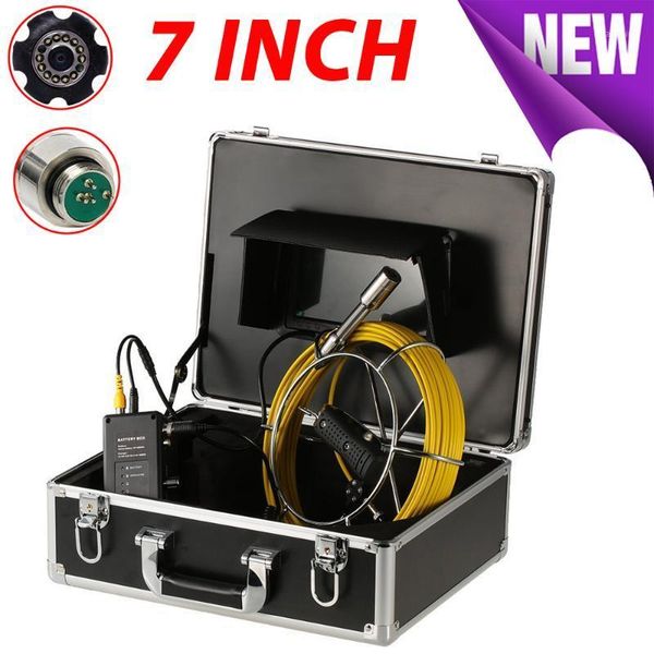 20m pipe inspection camera 7 inch 23mm lens drain sewer pipe industrial endoscope system 12pcs white led lights ip68 waterproof1
20m pipe inspection camera 7 inch 23mm lens drain sewer pipe industrial endoscope system 12pcs white led lights ip68 waterproof1