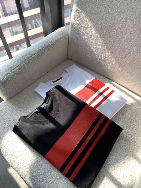 2022 men's designer t-shirt plain double yarn cotton round neck double line spring summer letter high street loose trend short sleeve p, White;black
2022 men's designer t-shirt plain double yarn cotton round neck double line spring summer letter high street loose trend short sleeve p, White;black