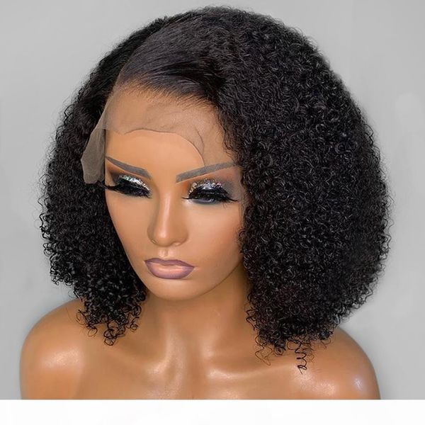 13x4 short bob wig 150% kinky curly lace front human hair wigs remy pre-plucked human hair wig natural color for black women, Black;brown
13x4 short bob wig 150% kinky curly lace front human hair wigs remy pre-plucked human hair wig natural color for black women, Black;brown