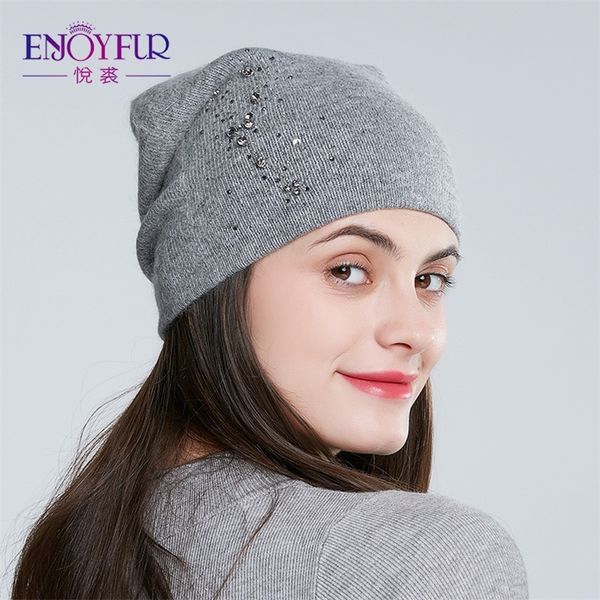 enjoyfur women winter hats knitted angora rabbit hat fashion new arrival rhinestones beanies for lady 201215, Blue;gray
enjoyfur women winter hats knitted angora rabbit hat fashion new arrival rhinestones beanies for lady 201215, Blue;gray